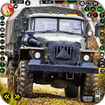 US Army Cargo Truck Games 3d Icon